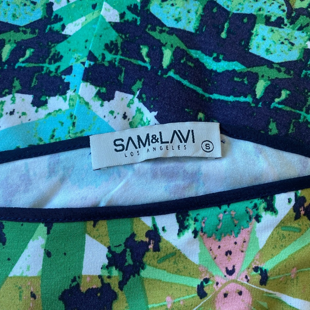 Sam & Lavi Paradise Print Pencil Skirt - Picture 3 of 4